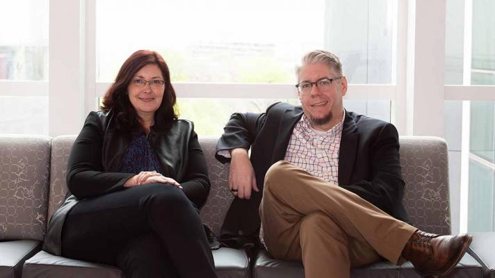 Maria Johnson and Aaron Tate of the Center for BrainHealth on virtual care