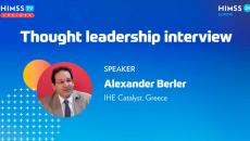 Alexander Berler at IHE Catalyst_HIMSS24 Europe