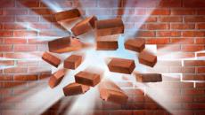 Breaking through a brick wall