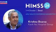 Krishna Duarsa at the Kasih Ibu Hospital Group_HIMSS24 APAC