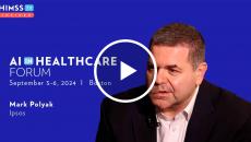 Mark Polyak at Ipsos_AI in Healthcare Forum 2024