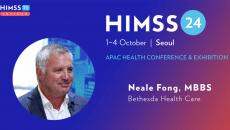 Dr Neale Fong at Western Australia Country Health Service_HIMSS24 APAC