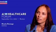 Nicole Ramage at HIMSS_AI in Healthcare Forum 2024