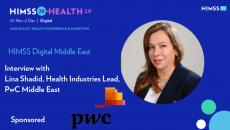 Lina Shadid, health industries lead at PwC Middle East