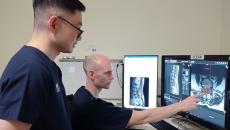 Radiologists using NUH's Spine AI