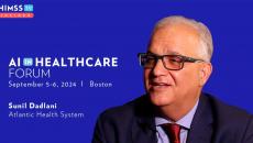 Sunil Dadlani at Atlantic Health System_AI in Healthcare Forum 2024